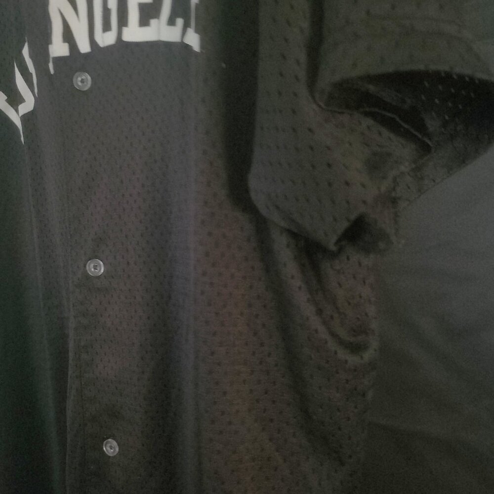 VINTAGE Poetic Justice Jersey LA Men Sz XL Black Tupac Shakur 2pac Hip Hop 1B - Picture 5 of 10